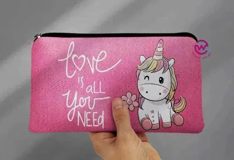 Canvas - Pencil Case - Unicorn