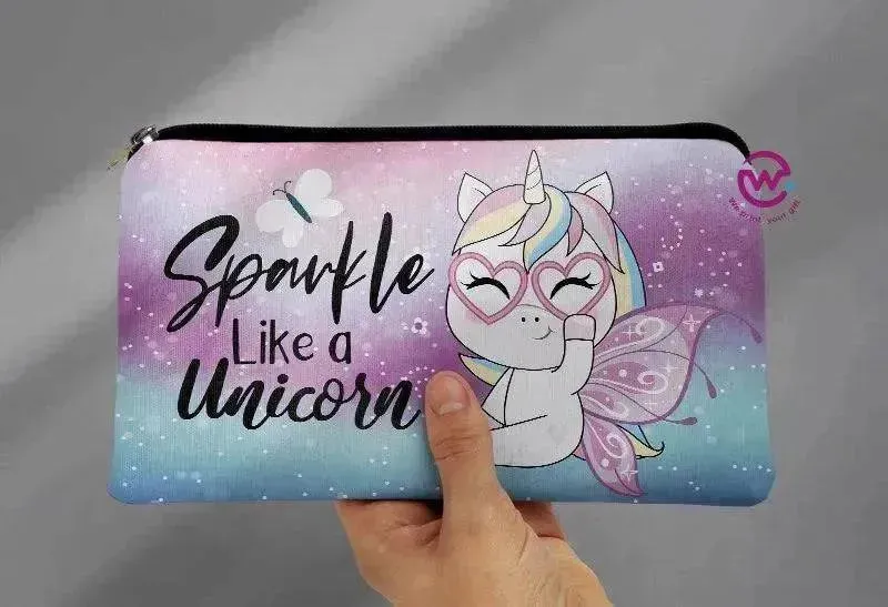 Canvas - Pencil Case - Unicorn