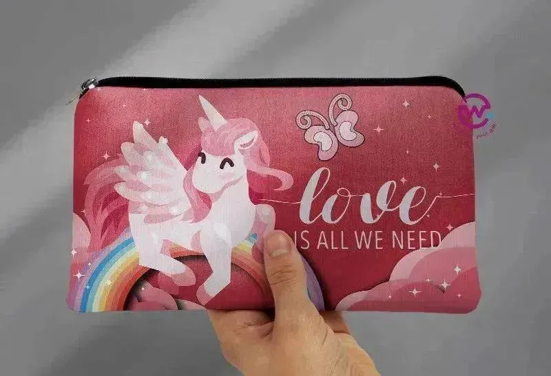 Canvas - Pencil Case - Unicorn