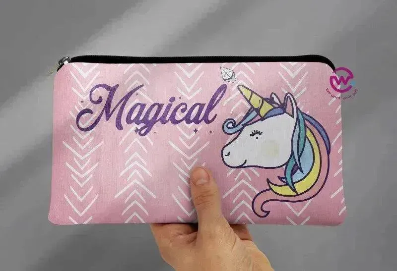 Canvas - Pencil Case - Unicorn