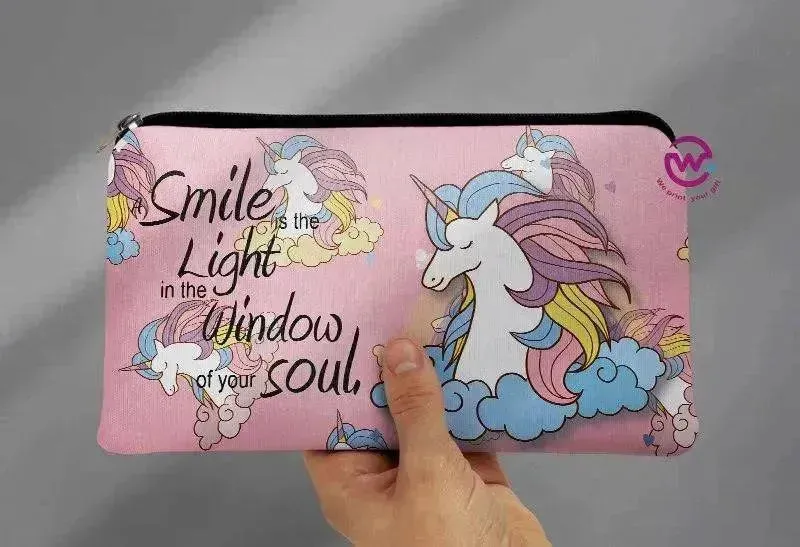 Canvas - Pencil Case - Unicorn