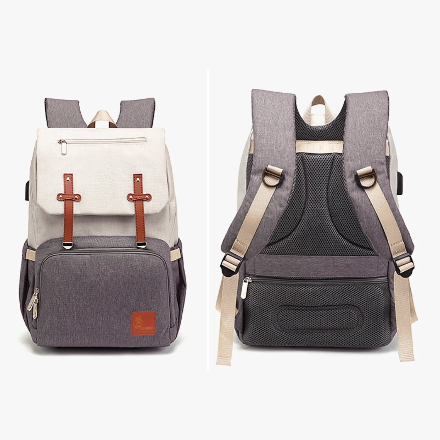 Caramello Smart Diaper Bags For Mother With High-Quality Water-Resistant Material