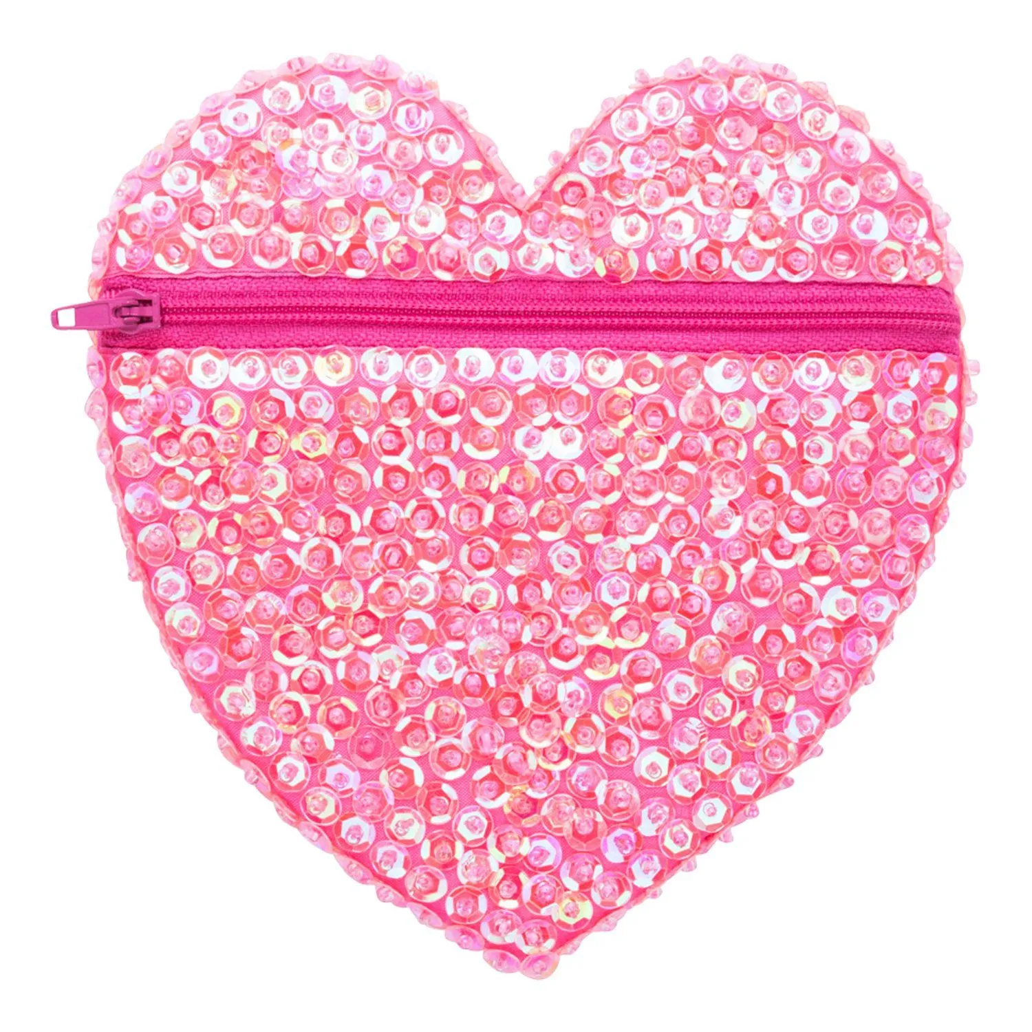 Children's Small Sparkly Sequin Heart Purse