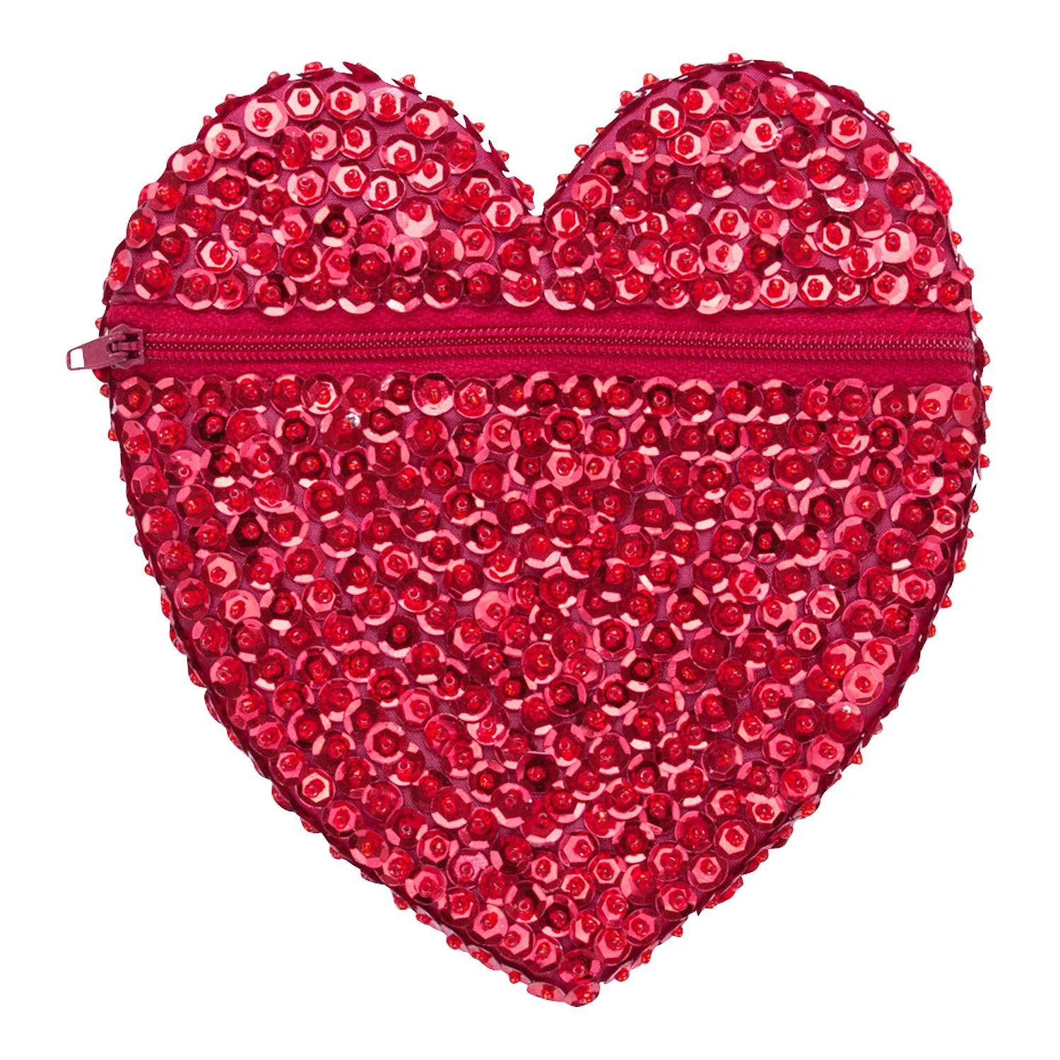 Children's Small Sparkly Sequin Heart Purse