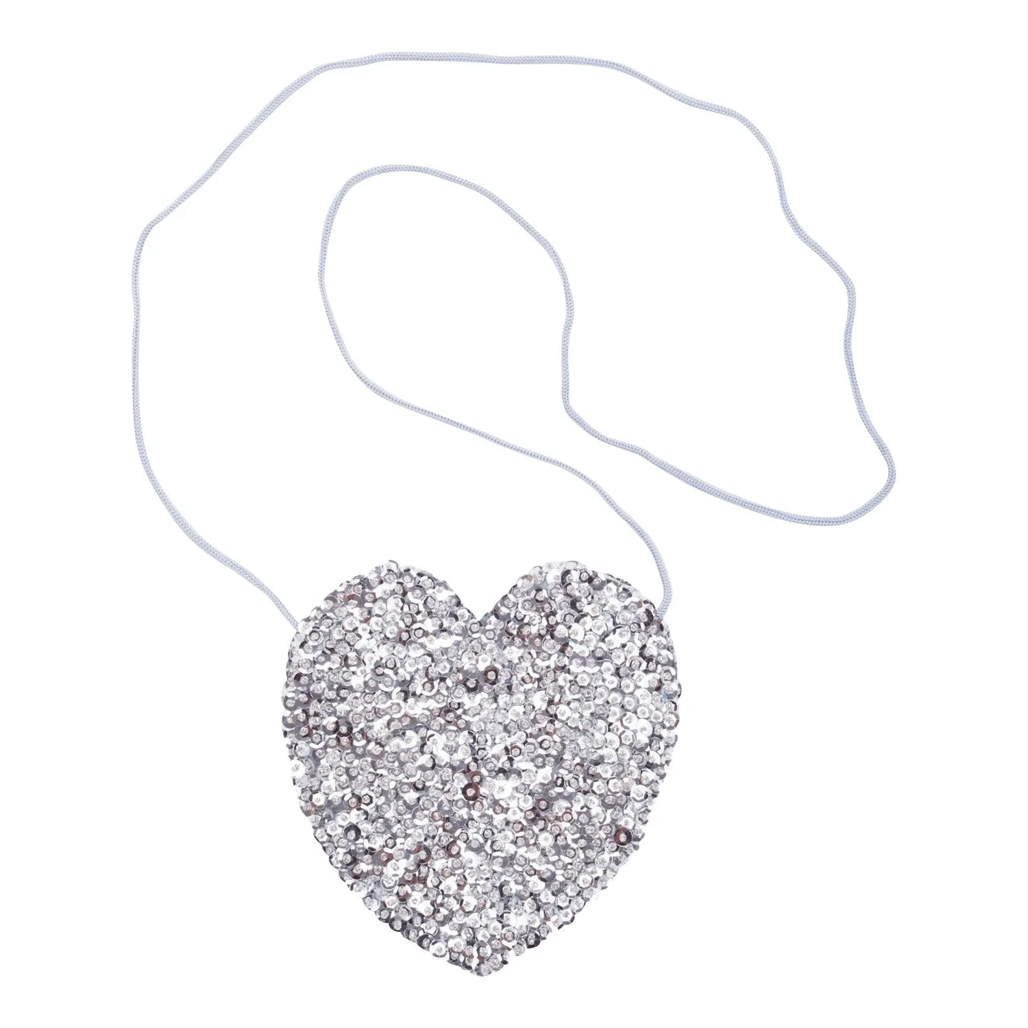 Children's Small Sparkly Sequin Heart Purse