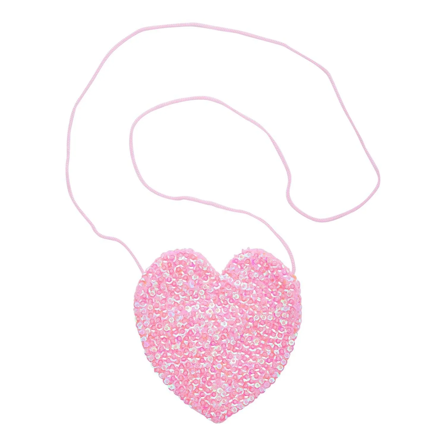 Children's Small Sparkly Sequin Heart Purse