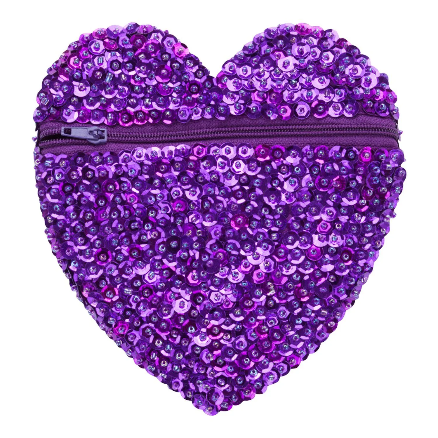 Children's Small Sparkly Sequin Heart Purse