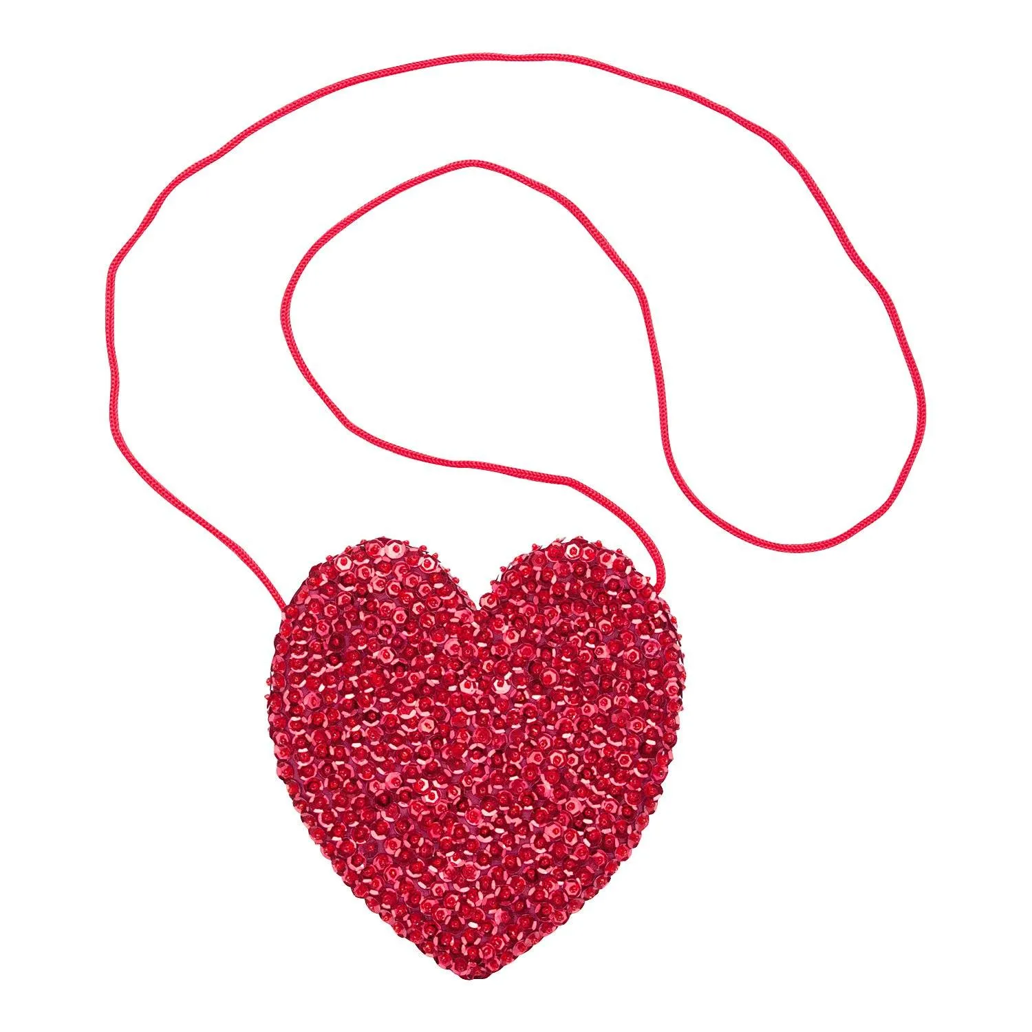 Children's Small Sparkly Sequin Heart Purse