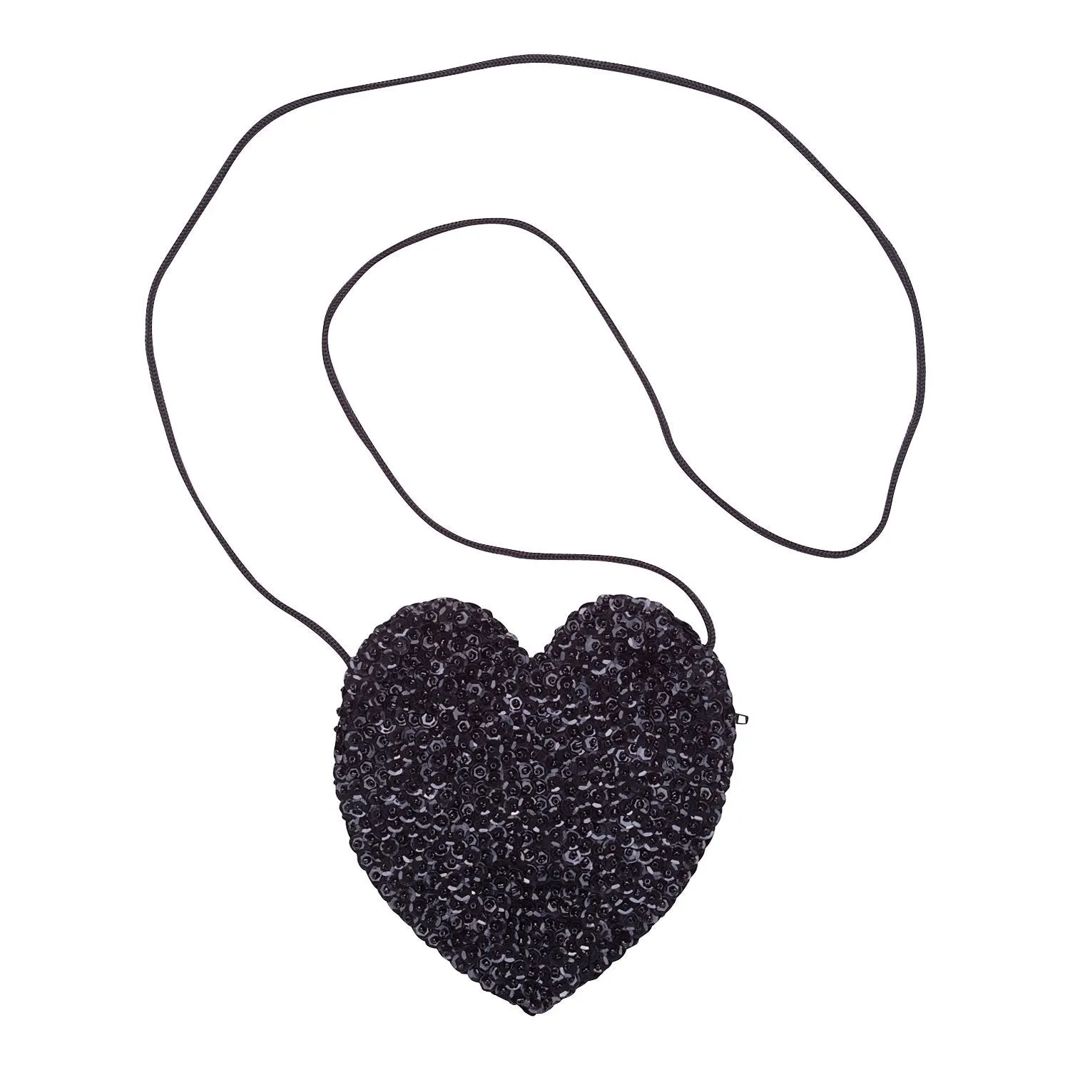 Children's Small Sparkly Sequin Heart Purse