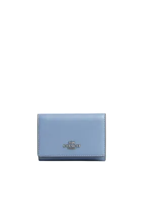 Coach Micro Wallet Smooth Leather In Corn Flower CR799