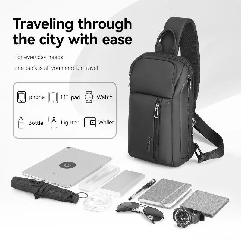 Colonne: High-capacity Urban Commuting Daily Crossbody Bag