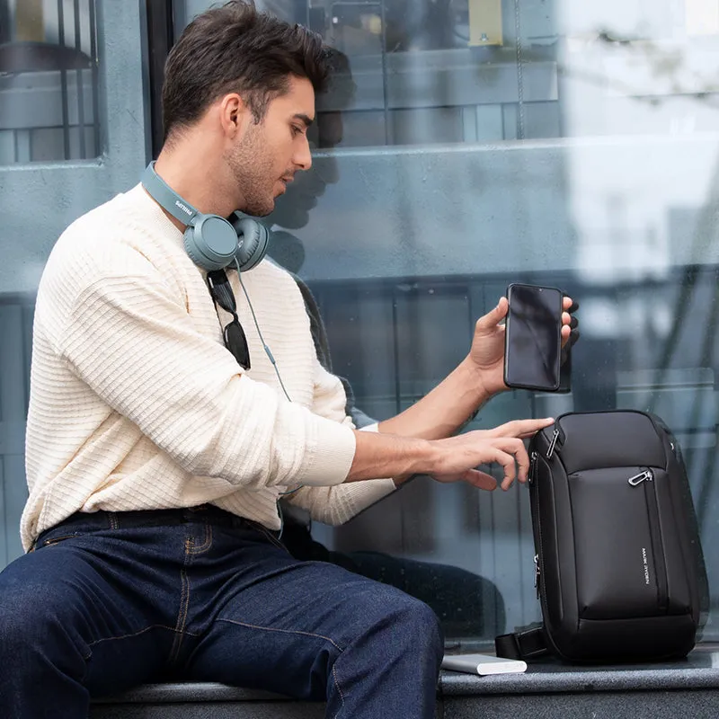 Colonne: High-capacity Urban Commuting Daily Crossbody Bag