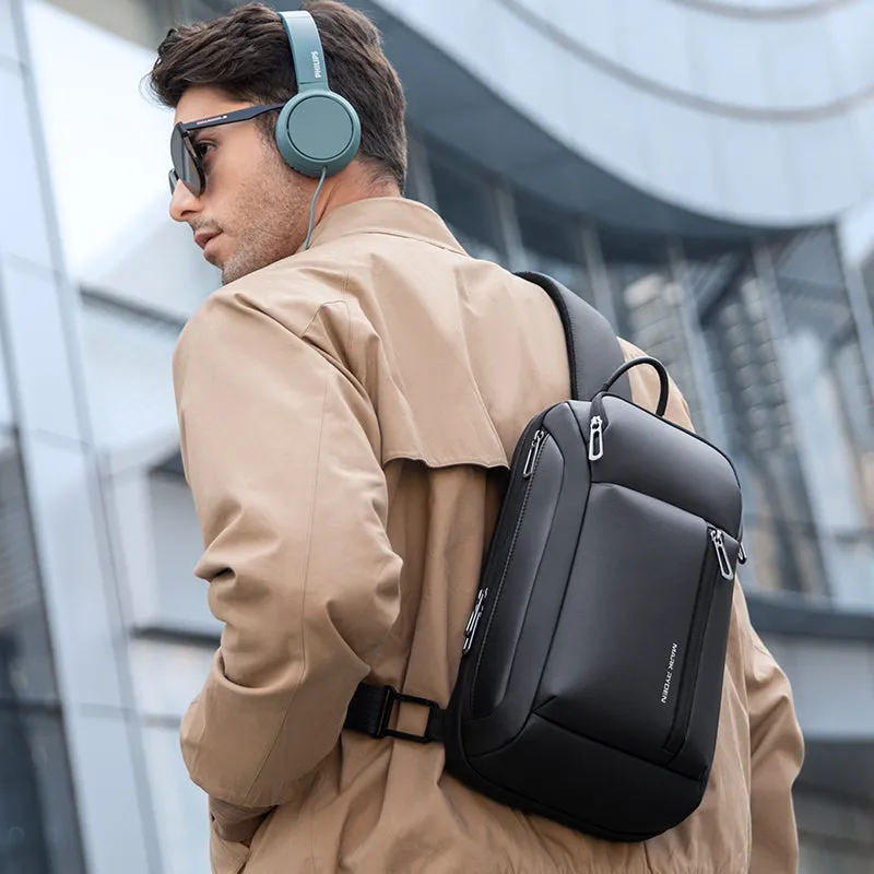 Colonne: High-capacity Urban Commuting Daily Crossbody Bag