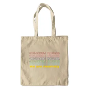 Colorful Odyssey House Canvas Tote