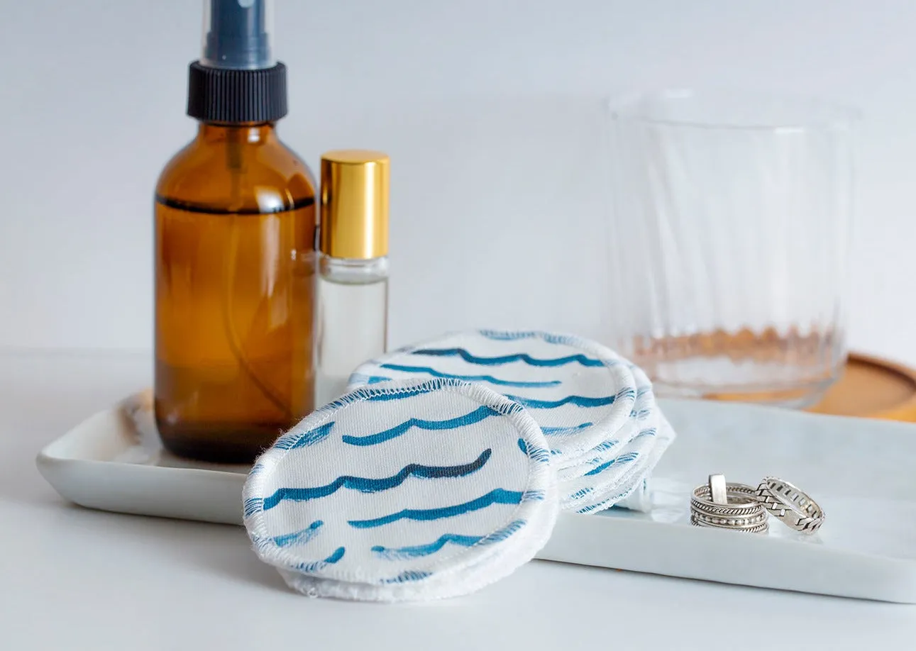 Cotton Pads | Coastal Waves