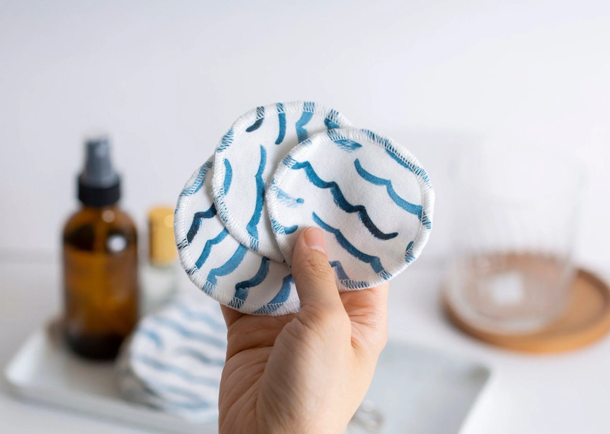 Cotton Pads | Coastal Waves