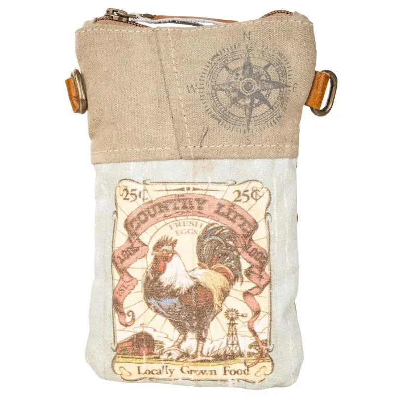 Country Life Vertical Wristlet Pouch