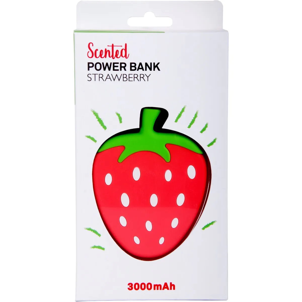 Crest Scented Strawberry Powerbank - 3000mAh Battery