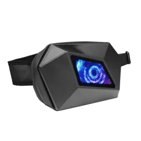 CRONY Eye of the devil LED Display Backpack Devil's Eye Travel Bag Bluetooth Waterproof Hard Shell Cool Motorcycle Riding Led Knight Backpacks