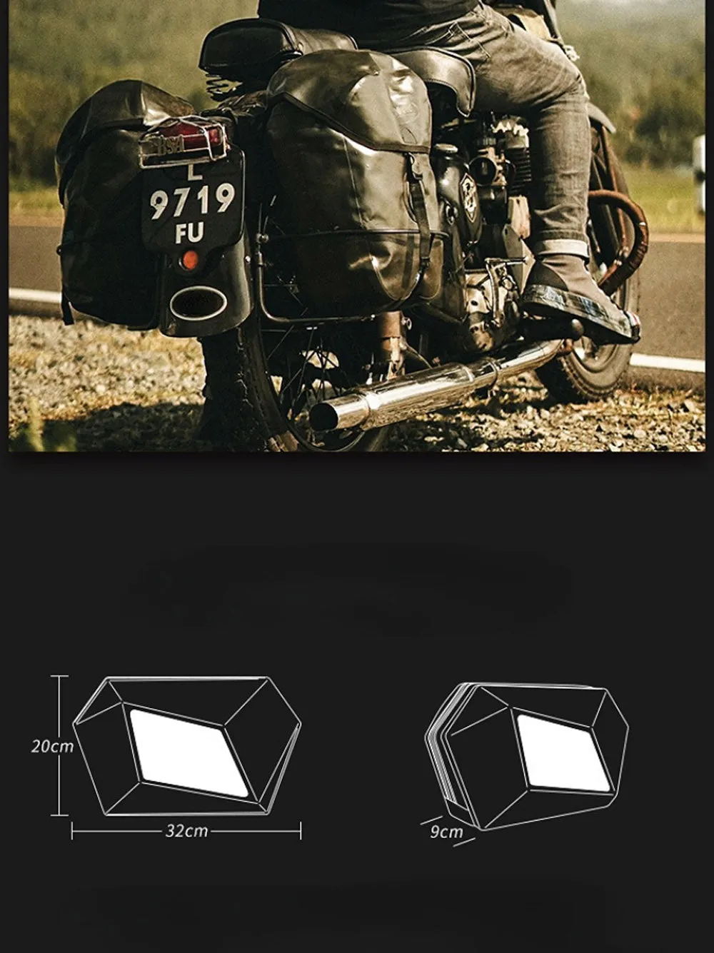 CRONY Eye of the devil LED Display Backpack Devil's Eye Travel Bag Bluetooth Waterproof Hard Shell Cool Motorcycle Riding Led Knight Backpacks