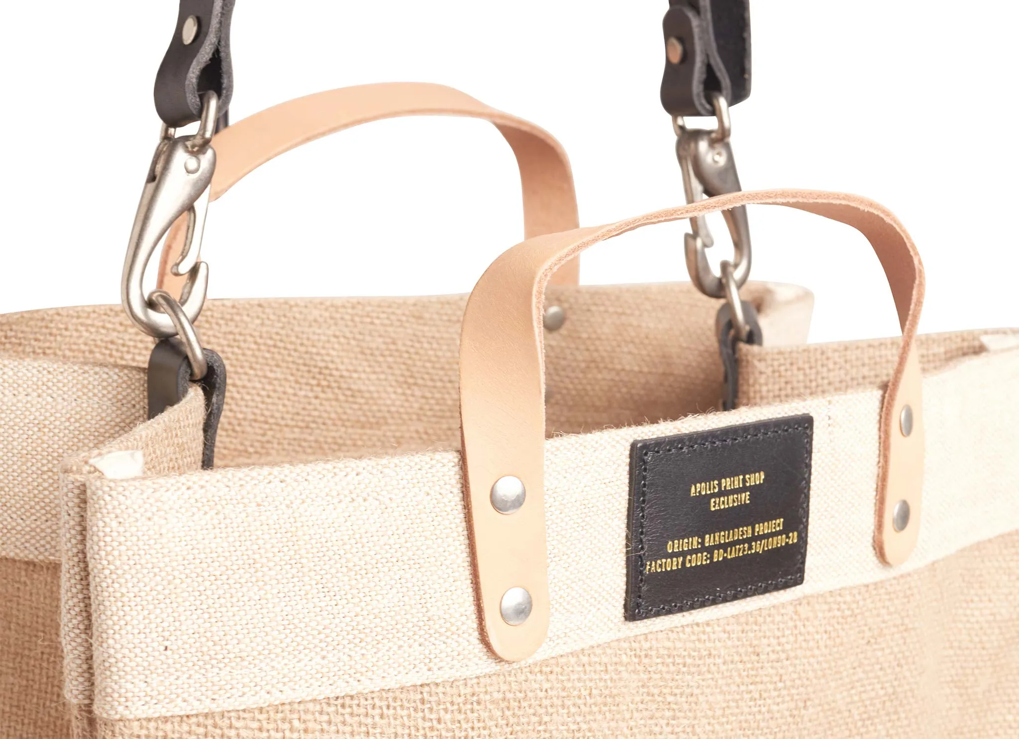 Customizable Gold Foil Detachable Market Bag | Artist Collaboration