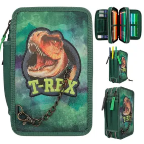 Depesche Dino World Triple Pencil Case T-Rex