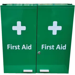 Double Door First Aid Cabinet Wall Mountable