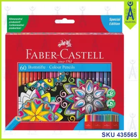 FABER CASTELL 111260 BUNTSTIFTE COLOUR PENCIL 60'S