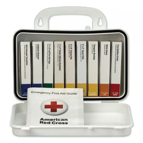 First Aid Only ANSI-Compliant First Aid Kit, 64 Pieces, Plastic Case (238AN)