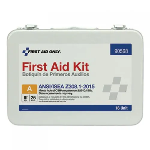 First Aid Only Unitized ANSI Compliant Class B Type III First Aid Kit for 100 People, 54 Units (90570)