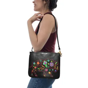 Floral Buffalo Small Shoulder Bag