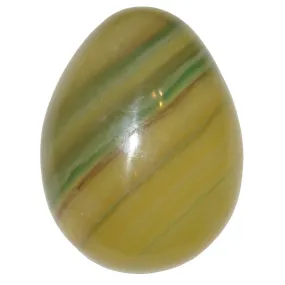 Fluorite Egg Yellow Rays of Sunshine Focus Success Stone