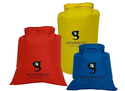 Geckobrands Lightweight Compression Dry Bag 3-Pack