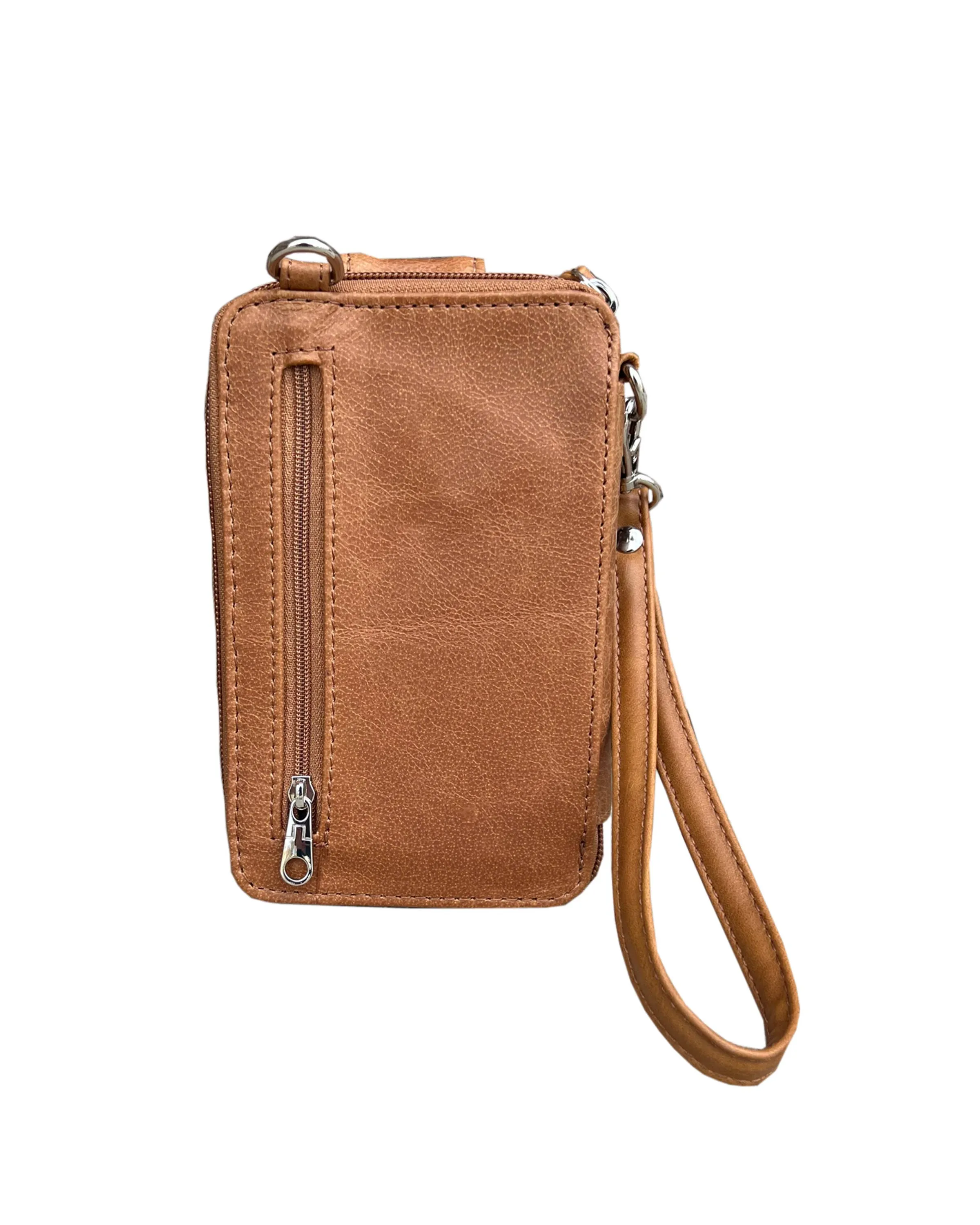 Genuine Leather Stephie Phone Clutch