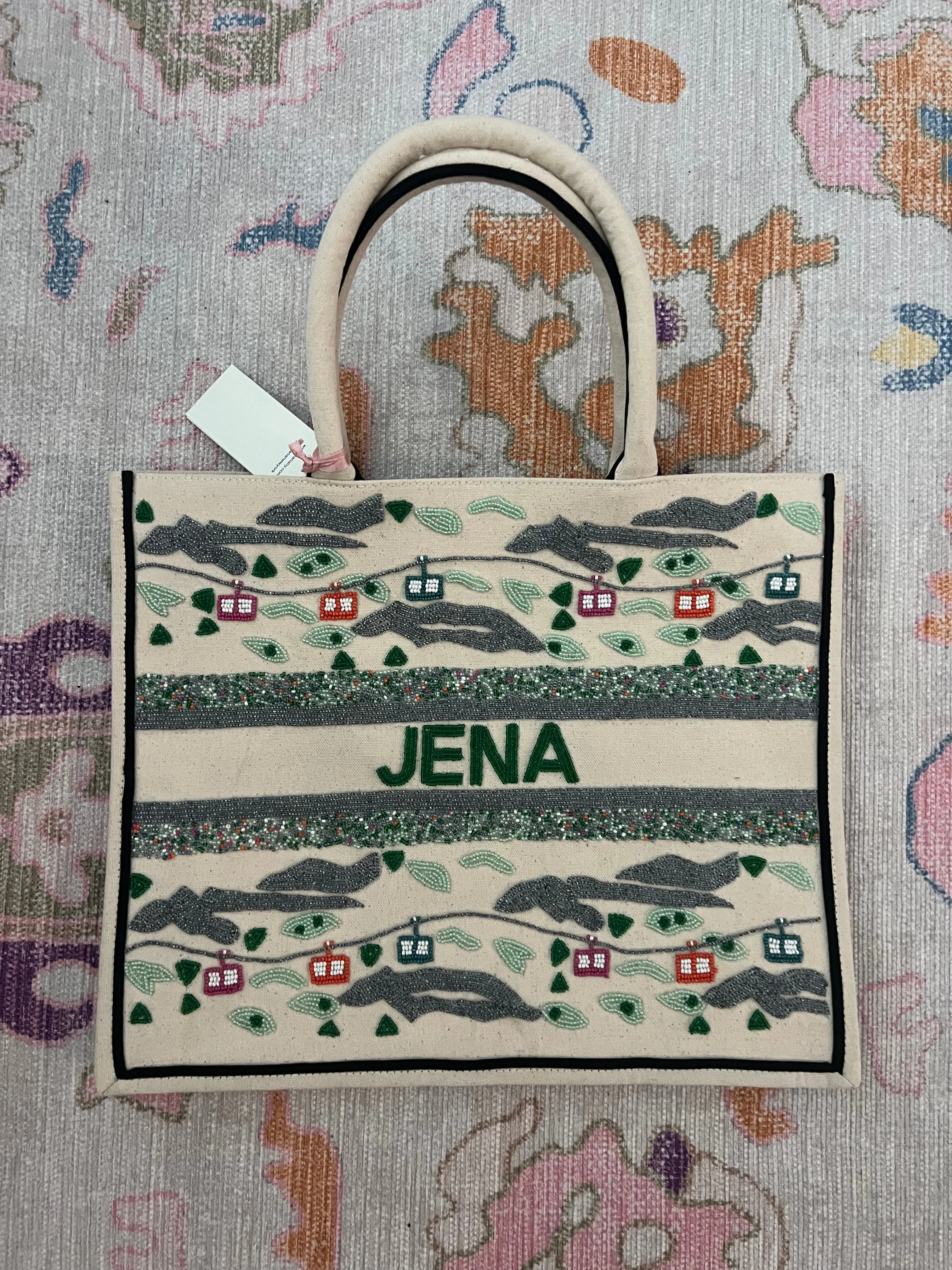 Gondola Personalized Large Shoulder Tote