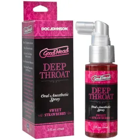 GoodHead Deep Throat Spray - Sweet Strawberry