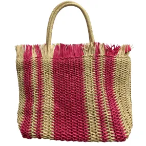 Hand Woven Bali Bag Boho Straw Shoulder Tote Rattan Bag Eco Friendly Bag