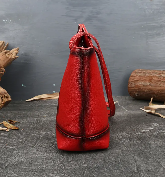 Handmade Shoulder Women Bucket Bags