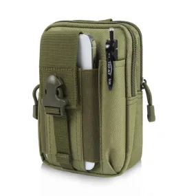 HAWEEL Hiking Belt Waist Bag Outdoor Sport Motorcycle Bag 7.0 inch Phone Pouch (Army Green)