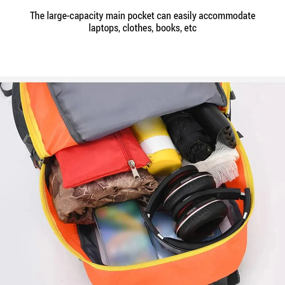 Hiking Backpack 40L Waterproof Outdoor Travel Daypack Multi Pocket Camping Backpack Equipped with thick Breathable Sponge Pads