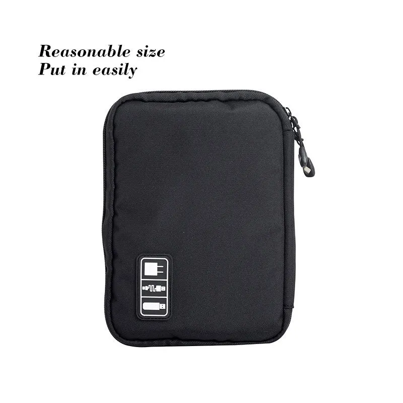 Hridz Digital Storage Bag USB Data Cable Organizer For Earphone Wire Bag Pen Power Bank Travel Kit