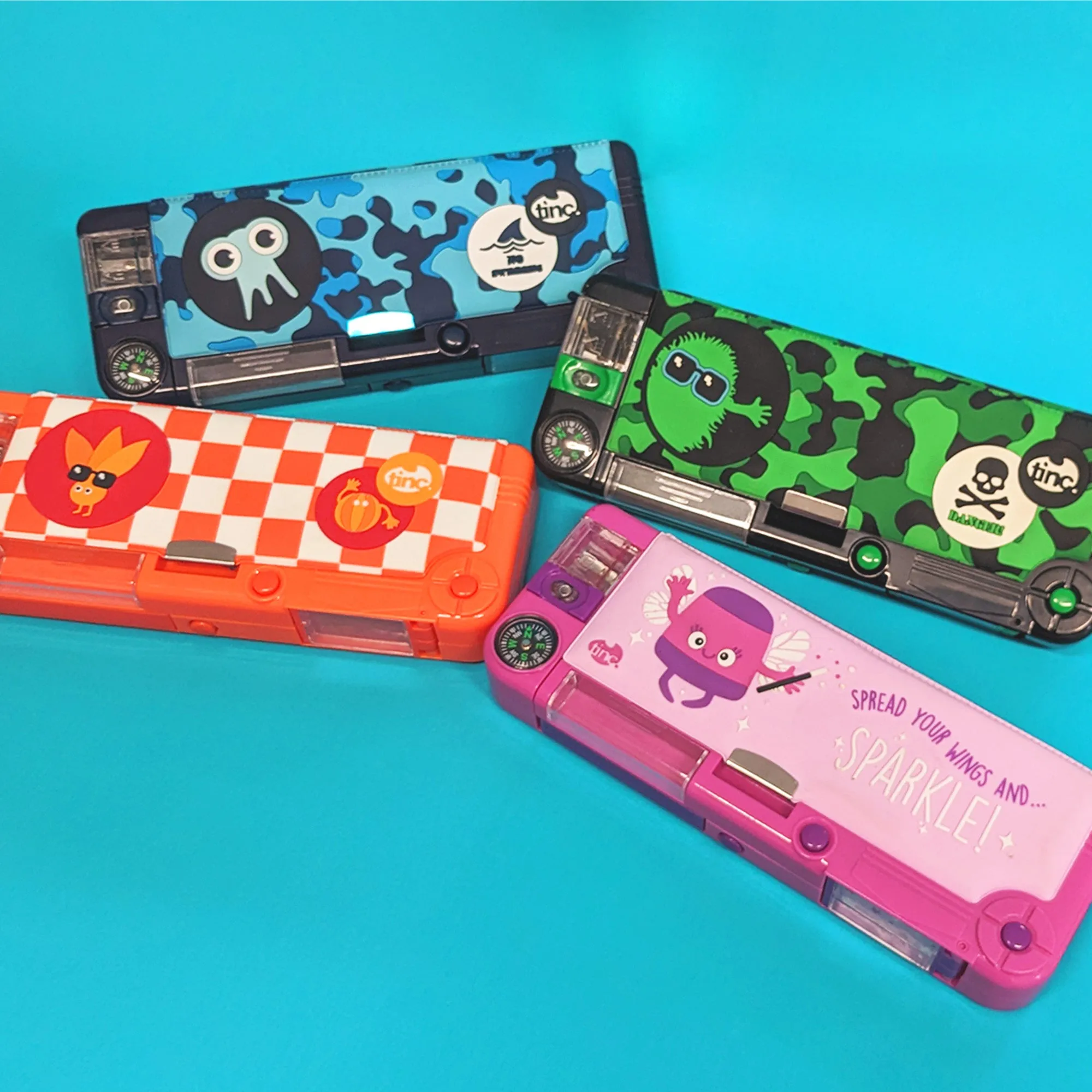 Hugga Filled Compartment Pencil Case