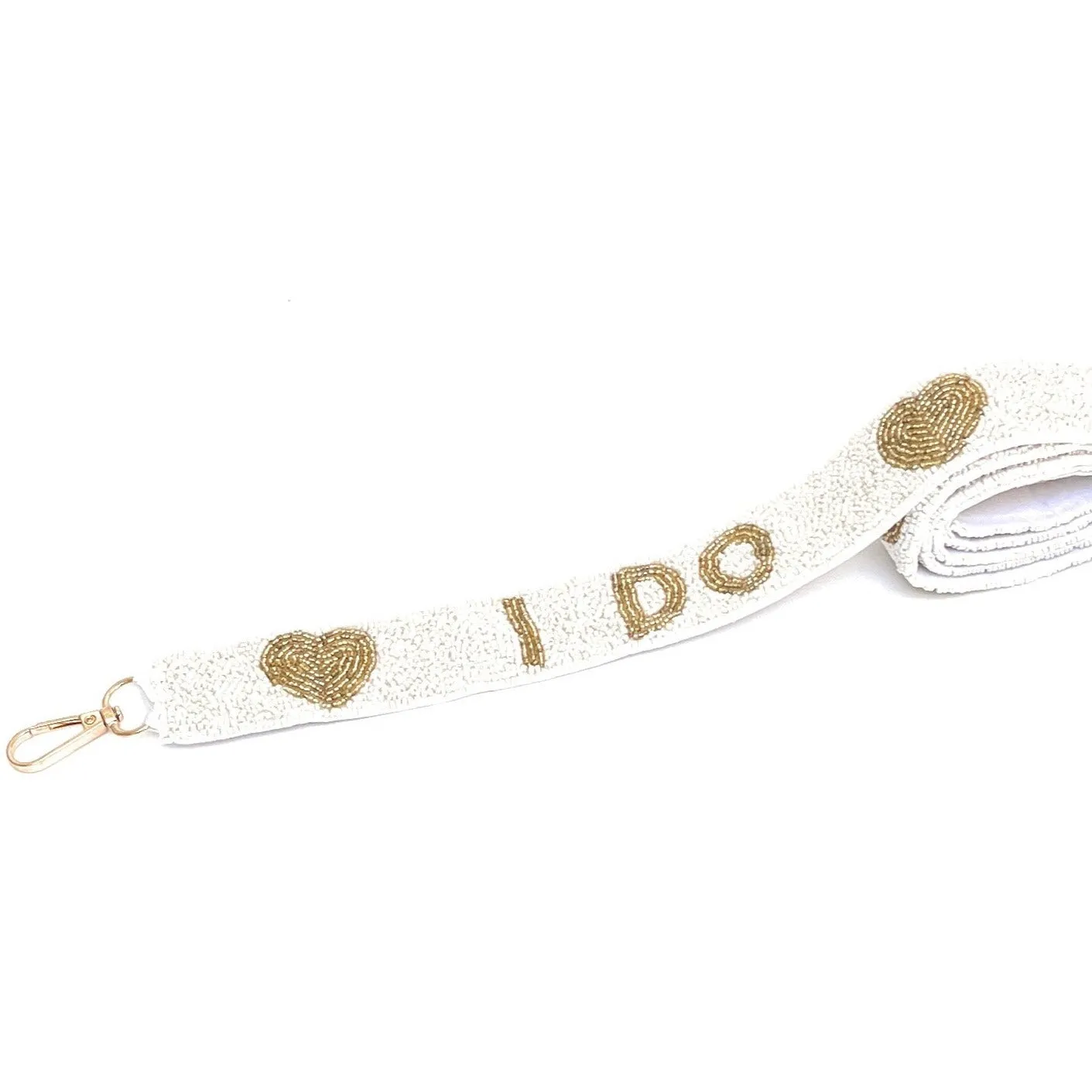 I DO Beaded Strap (gold)