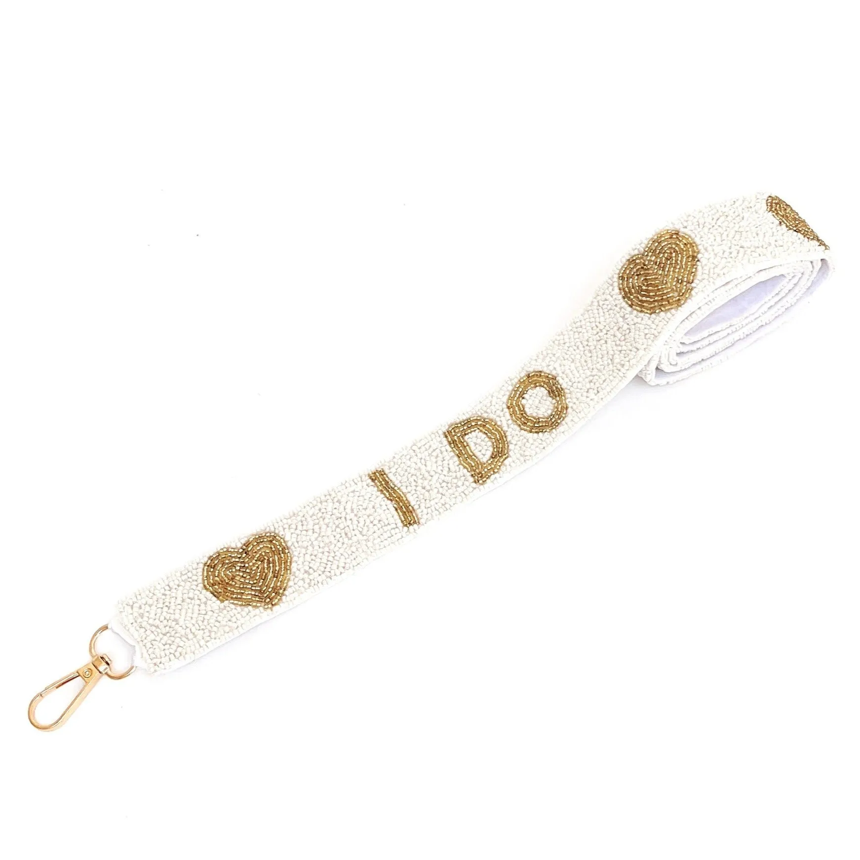 I DO Beaded Strap (gold)