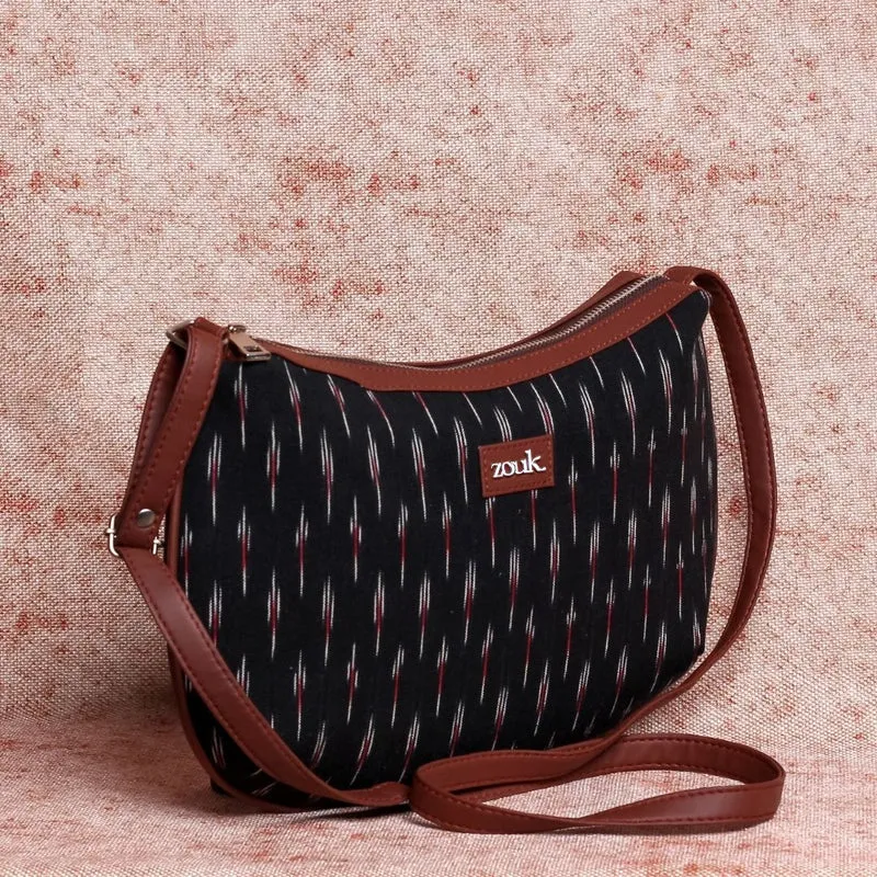 Ikat GreRed Structured Shoulder Bag