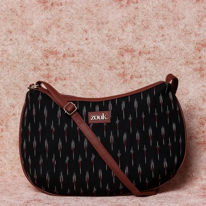 Ikat GreRed Structured Shoulder Bag