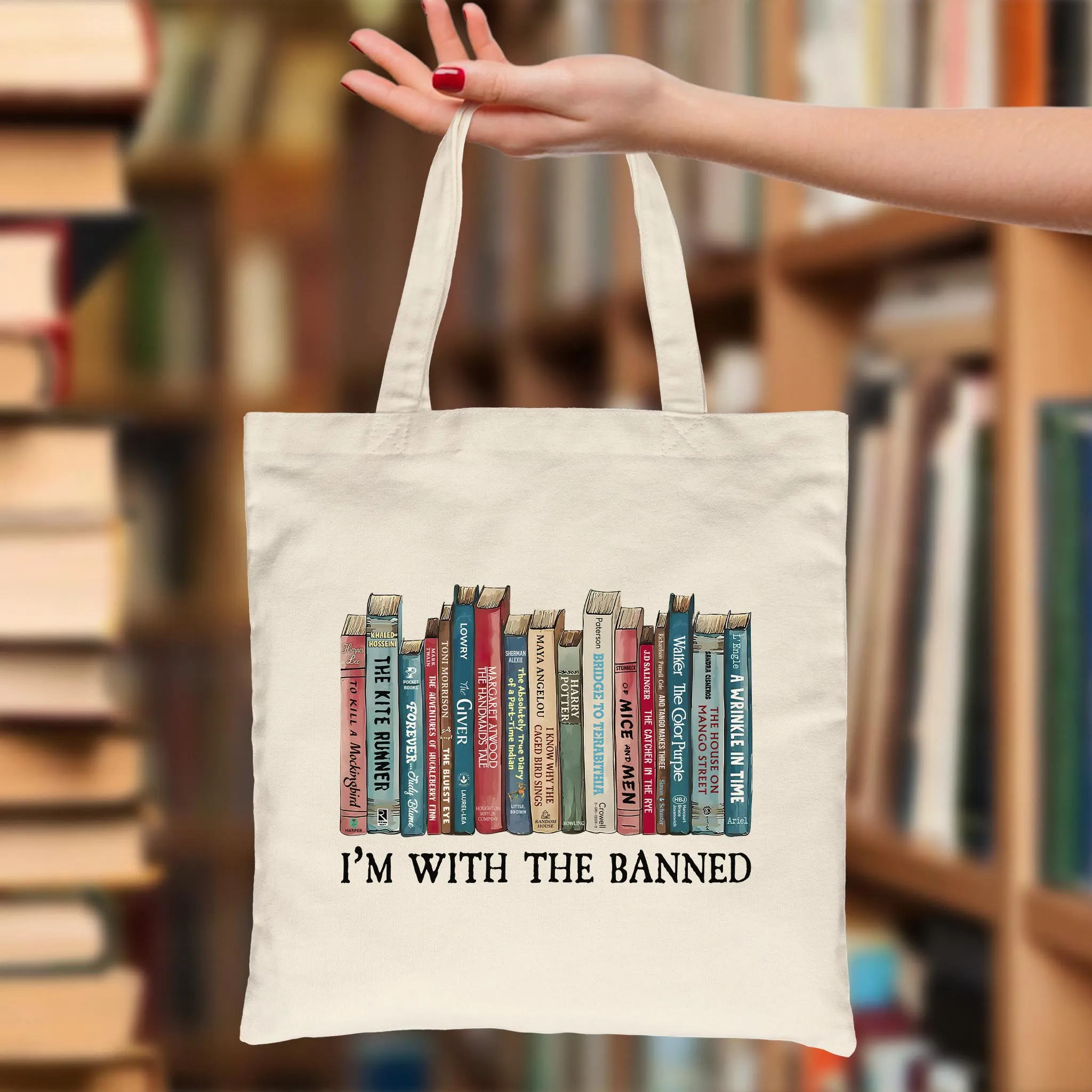 I'm With The Banned Book Lovers Gift TBW537