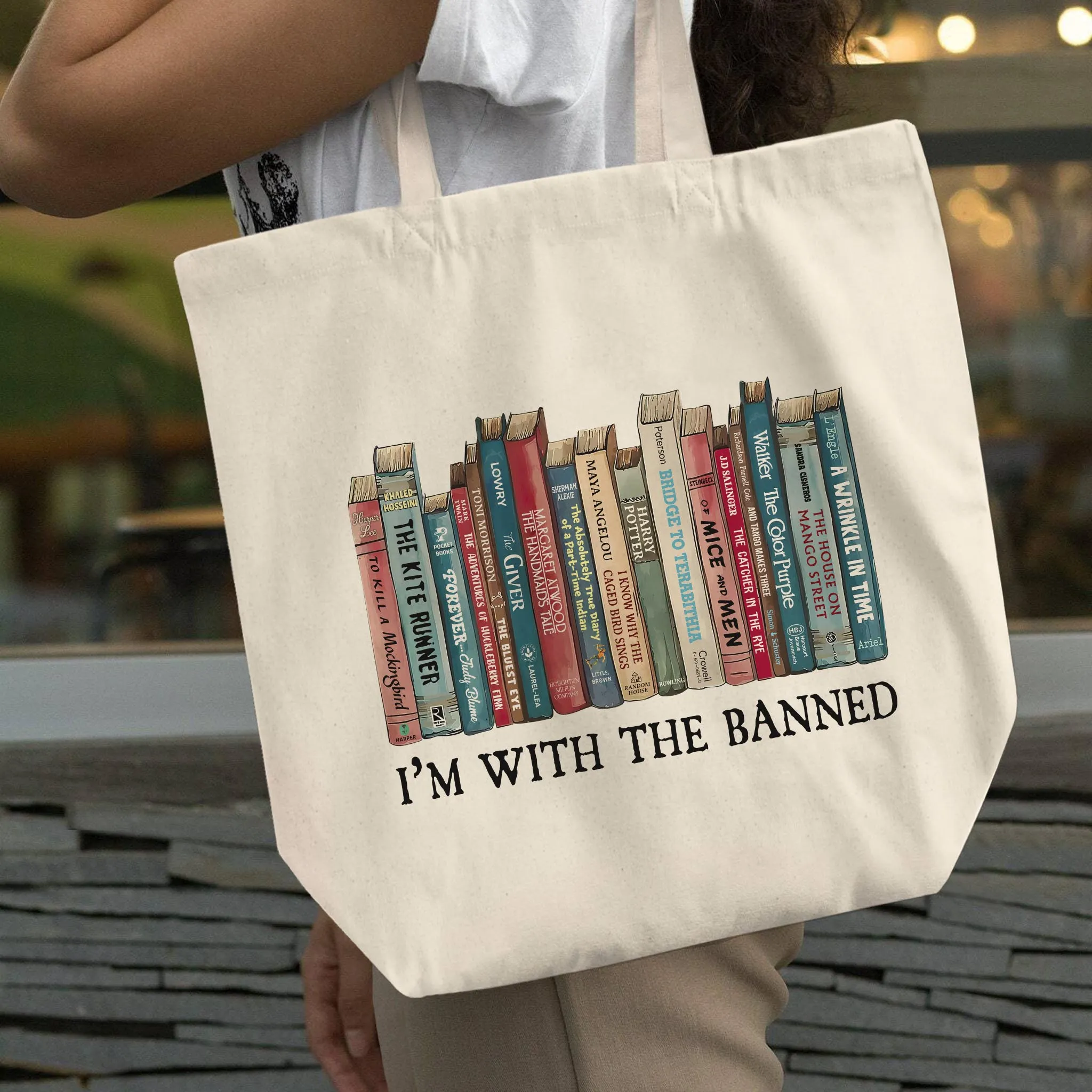 I'm With The Banned Book Lovers Gift TBW537