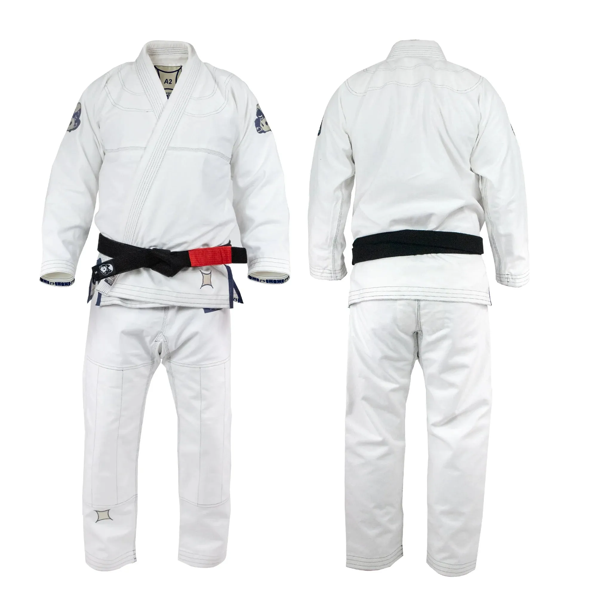 Inverted Gear Canvas BJJ Gi - White