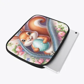 iPad Sleeve - Easter - Squirrel with Bunny Ears